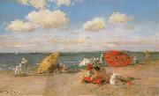 William Merrit Chase At the Seaside oil painting
